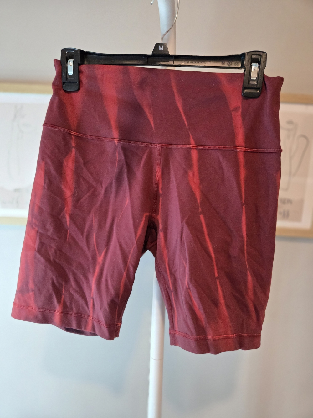 lululemon athletica Deep Red High-Rise Bike Shorts